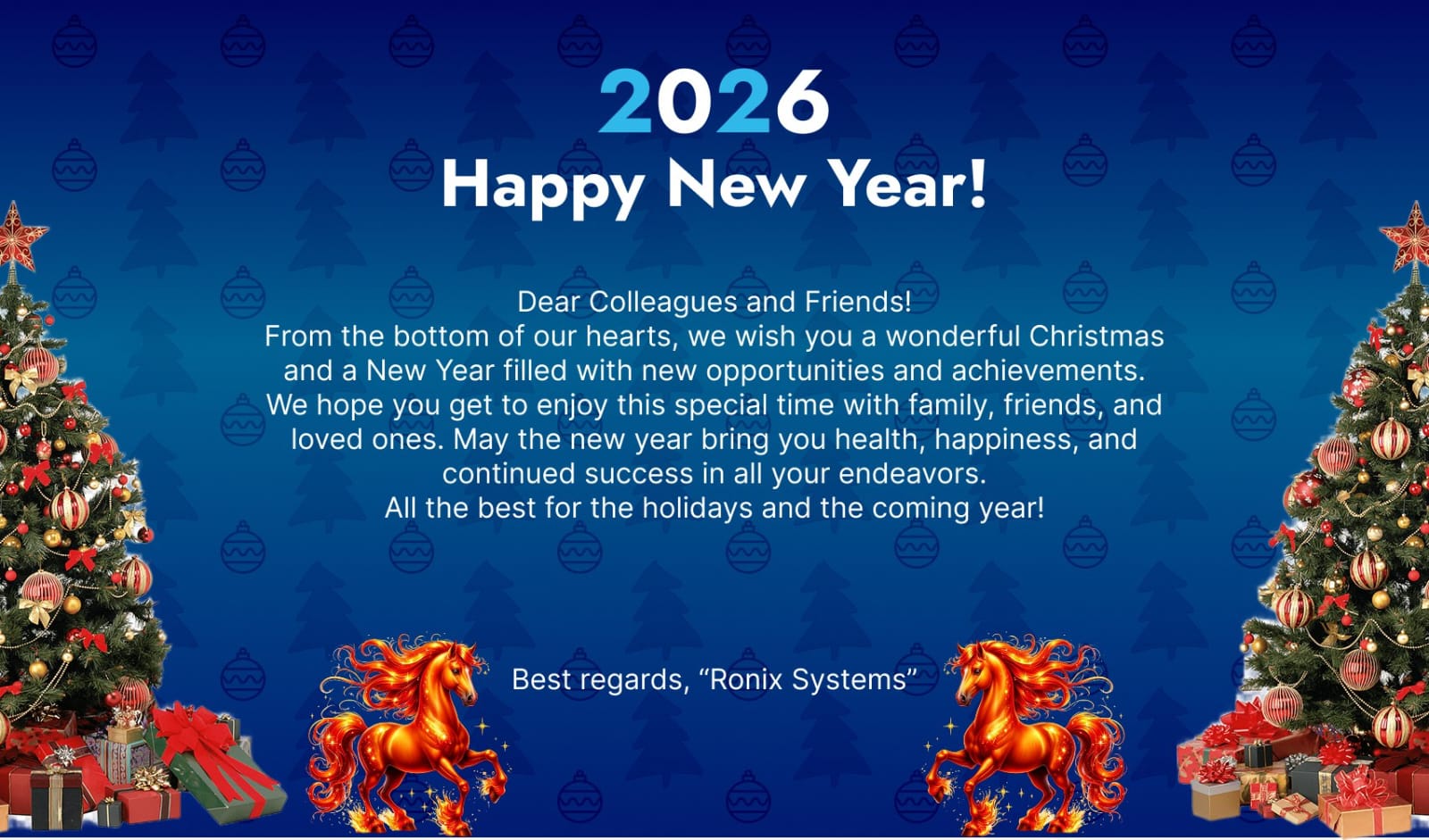 Merry Christmas and Happy New Year!